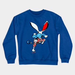 Running rabbit Crewneck Sweatshirt